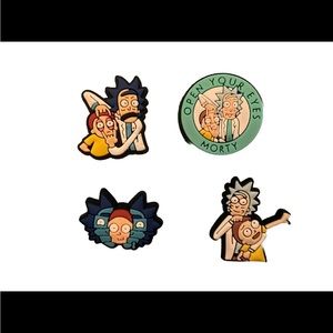 Variety Rick and Morty croc charms.